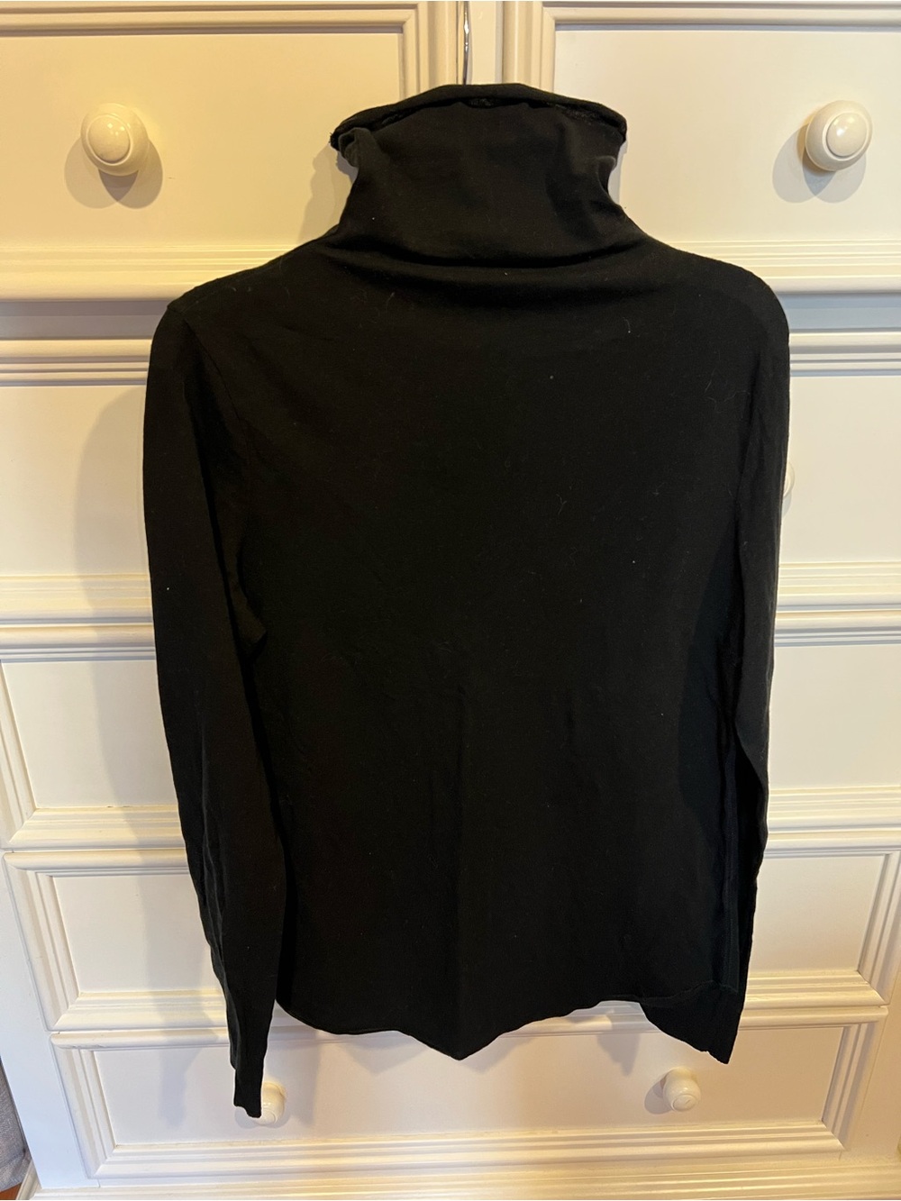 GAP Black Women's Long Sleeve Turtleneck Top